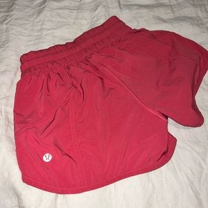 Pink lululemon shorts